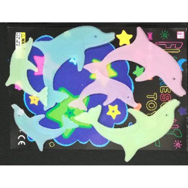 Luminous Wall Stickers Cartoon Butterfly And Stars For Kids - ToylandEU