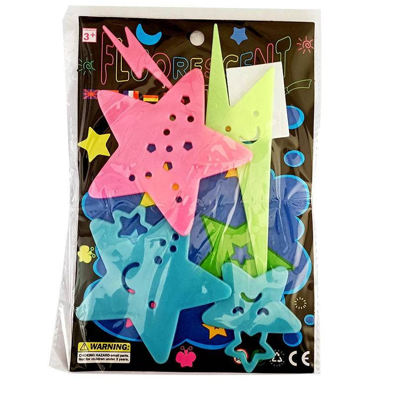 Luminous Wall Stickers Cartoon Butterfly And Stars For Kids - ToylandEU