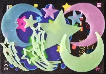 Luminous Wall Stickers Cartoon Butterfly And Stars For Kids - ToylandEU