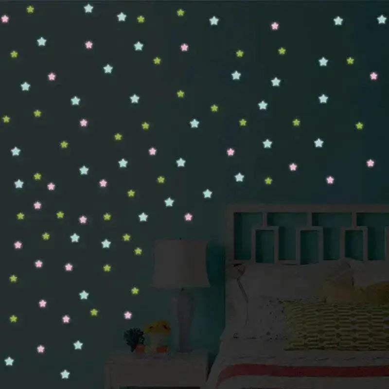  Brilliant Luminous Stars Wall Stickers Toyland EU -  ToylandEU™
