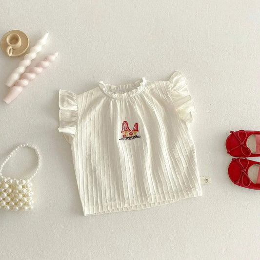  Lux Checkered Bunny Embroidered Cotton Dress Toyland EU -  ToylandEU™