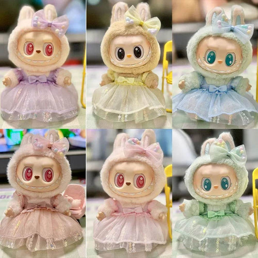 Lux Plush Doll Clothes Set For Labubu Korea Style Dress - ToylandEU