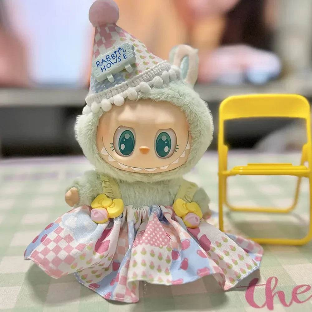 Lux Plush Doll Clothes Set For Labubu Korea Style Dress - ToylandEU