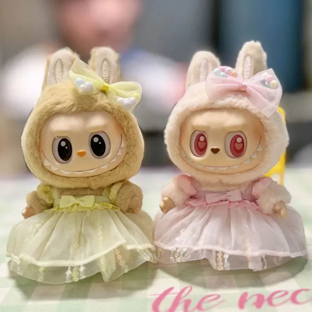 Lux Plush Doll Clothes Set For Labubu Korea Style Dress - ToylandEU
