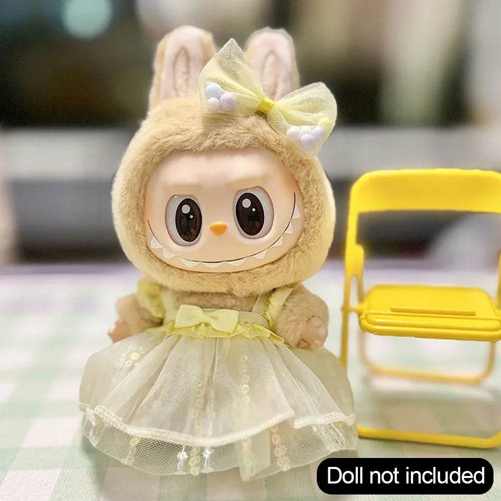 Lux Plush Doll Clothes Set For Labubu Korea Style Dress - ToylandEU