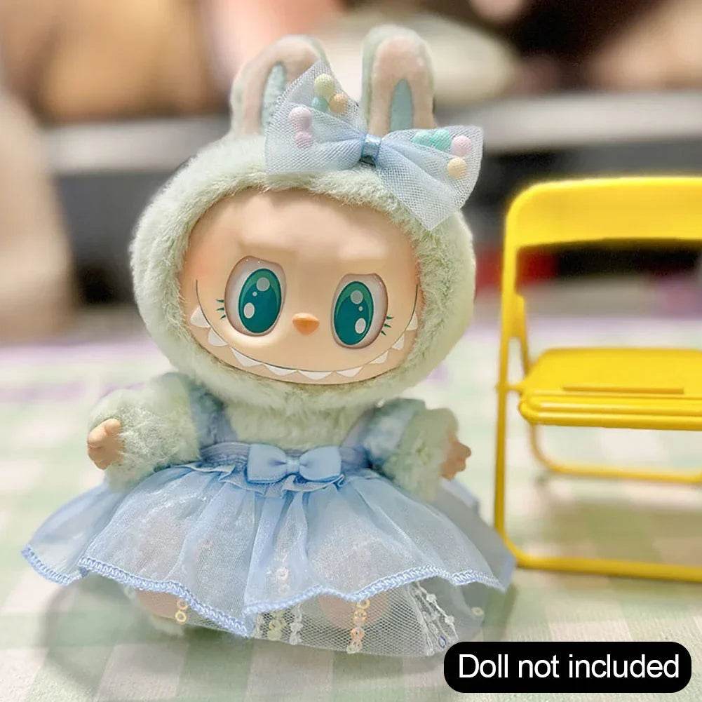 Lux Plush Doll Clothes Set For Labubu Korea Style Dress - ToylandEU