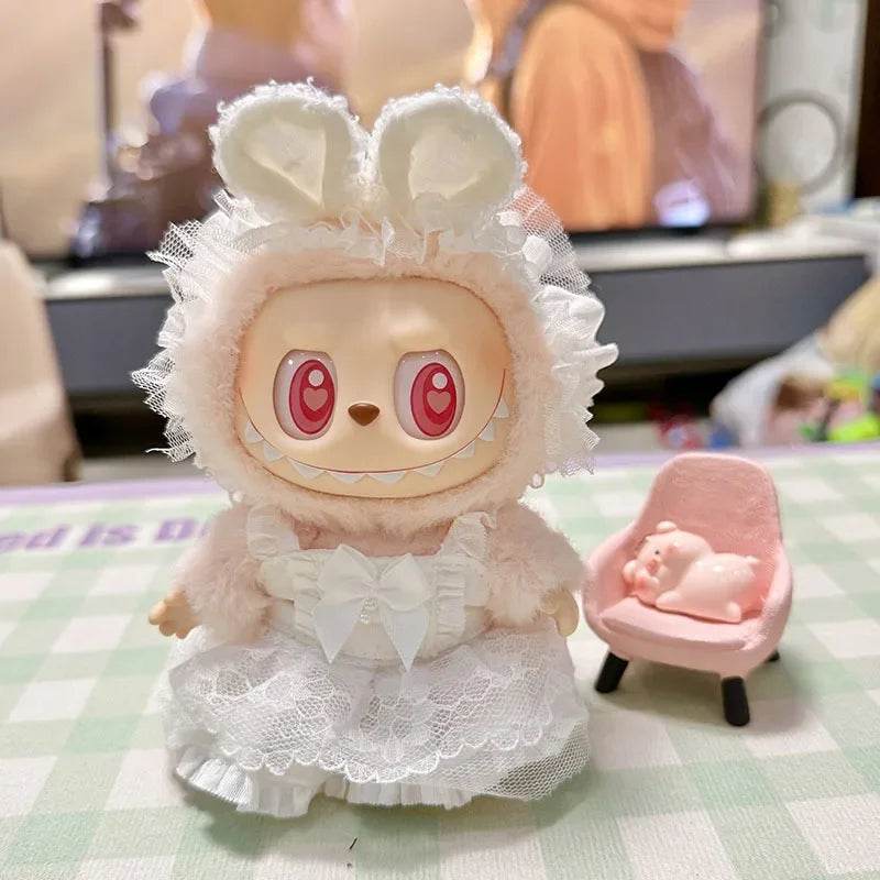 Lux Plush Doll Clothes Set For Labubu Korea Style Dress - ToylandEU