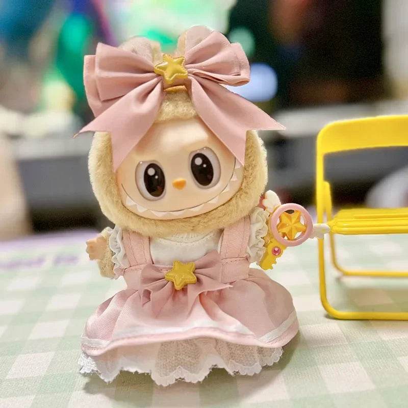 Lux Plush Doll Clothes Set For Labubu Korea Style Dress - ToylandEU
