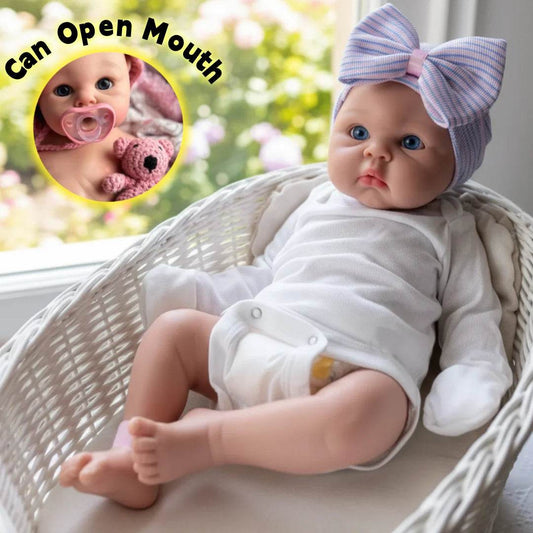 Lux Silicone Reborn Doll Open Mouth 18 Inch For Collectors - ToylandEU