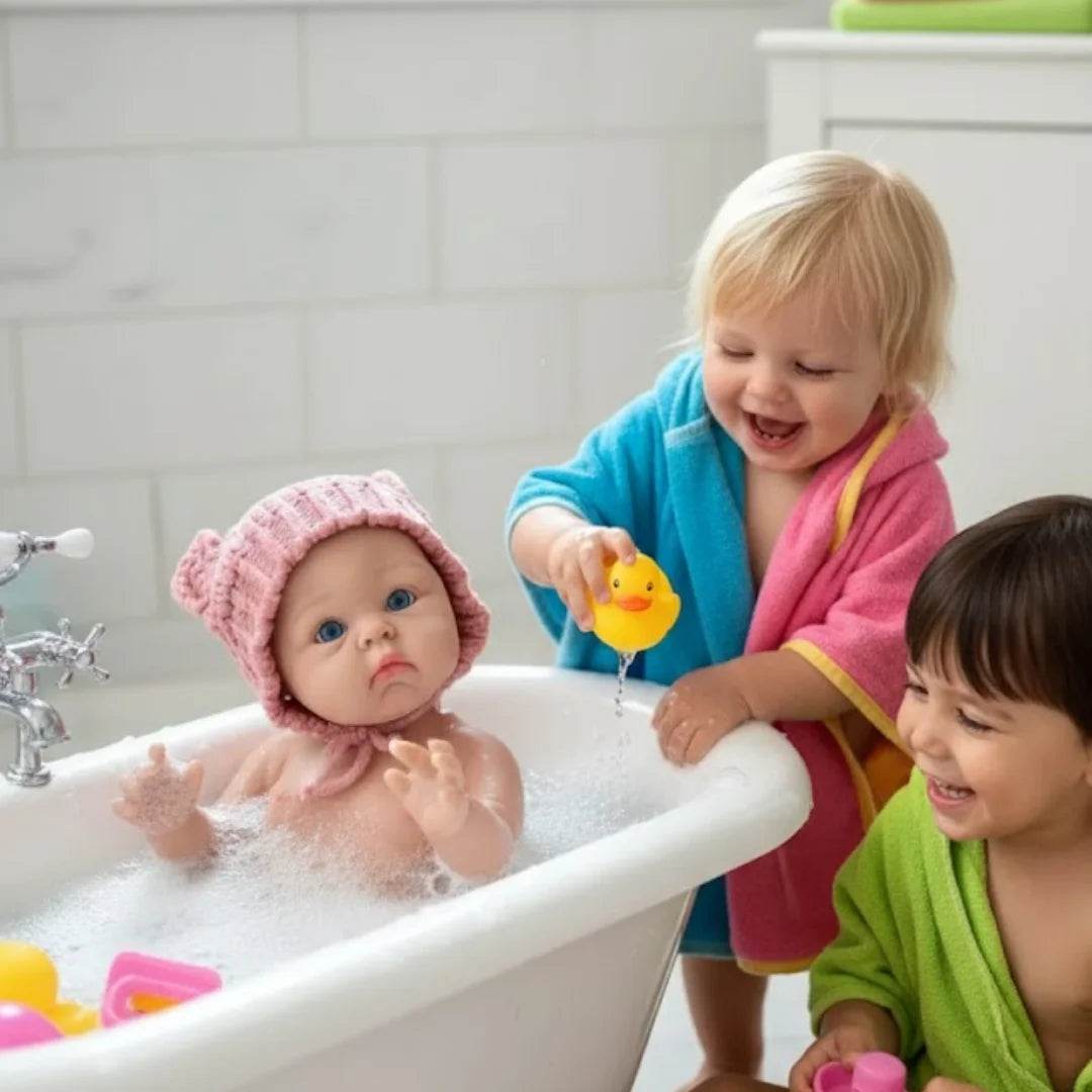 Lux Silicone Reborn Doll Open Mouth 18 Inch For Collectors - ToylandEU