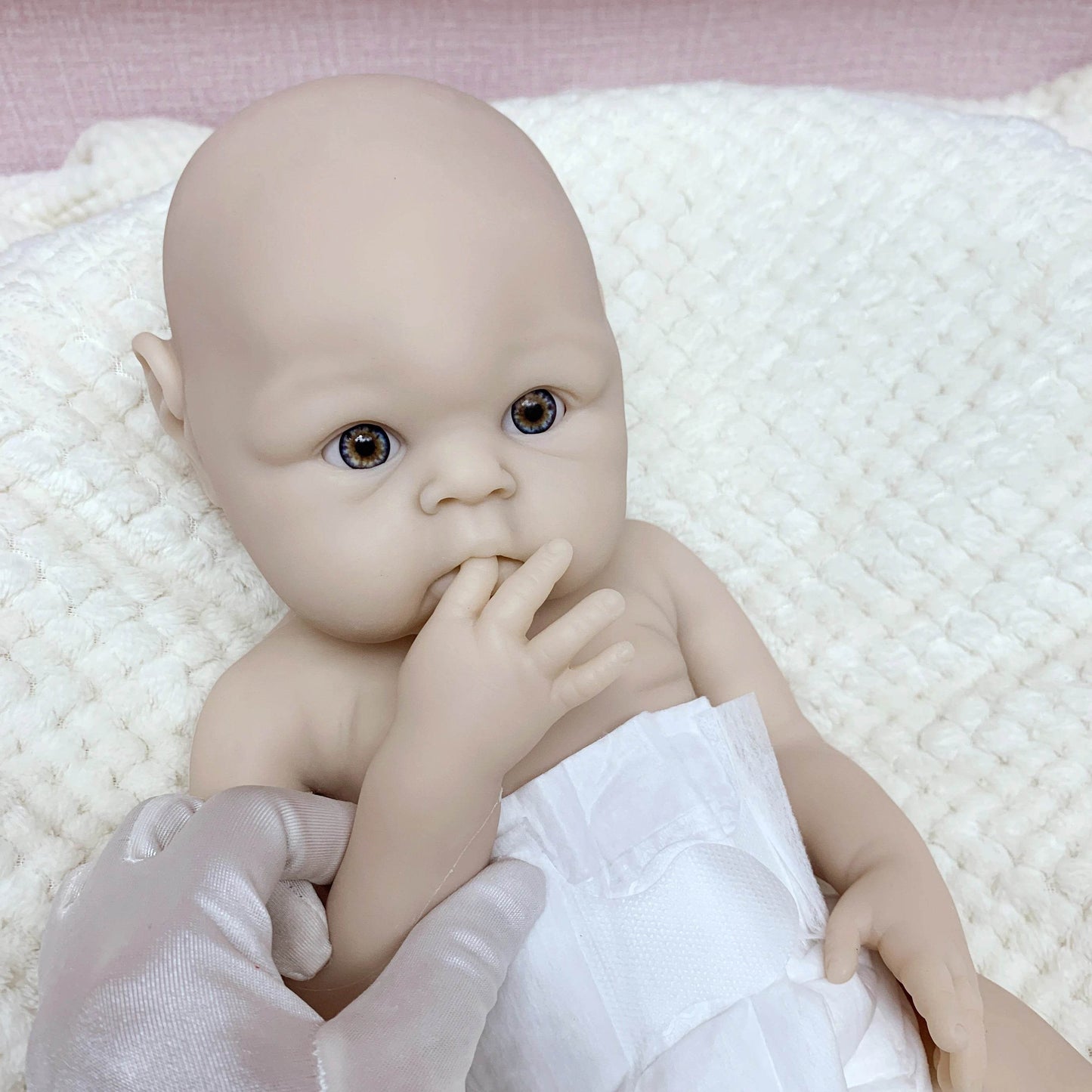 Lux Silicone Reborn Doll Open Mouth 18 Inch For Collectors - ToylandEU