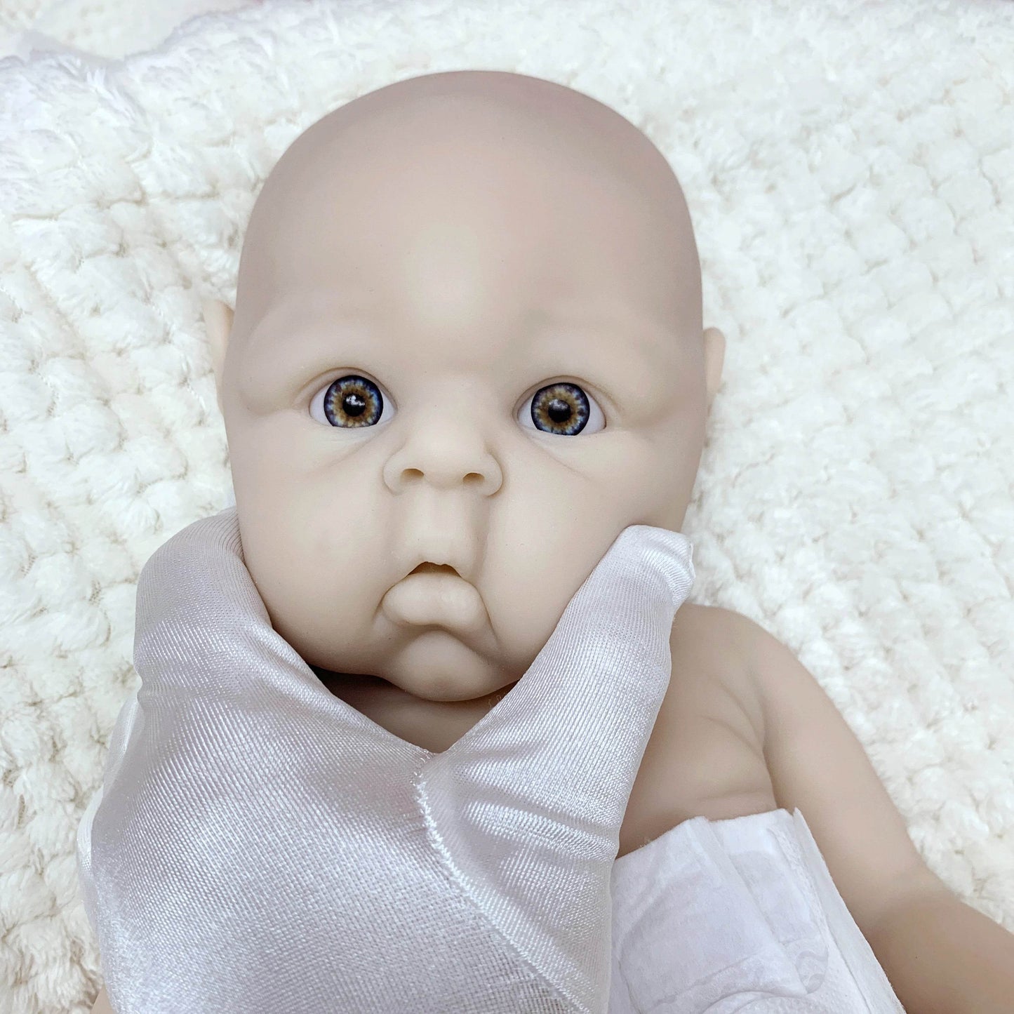 Lux Silicone Reborn Doll Open Mouth 18 Inch For Collectors - ToylandEU