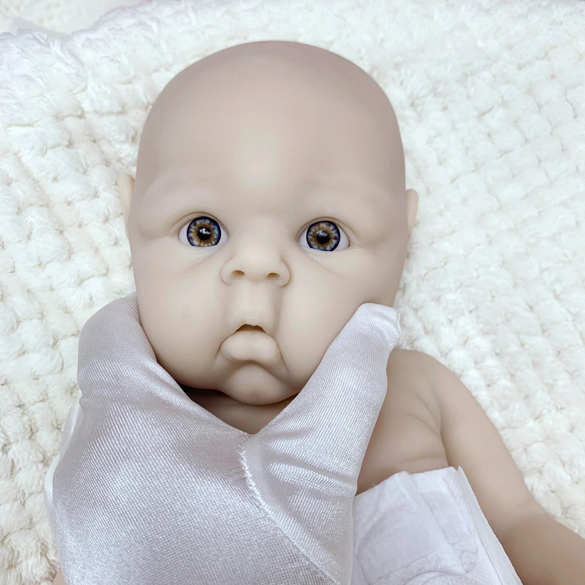 Lux Silicone Reborn Doll Open Mouth 18 Inch For Collectors - ToylandEU