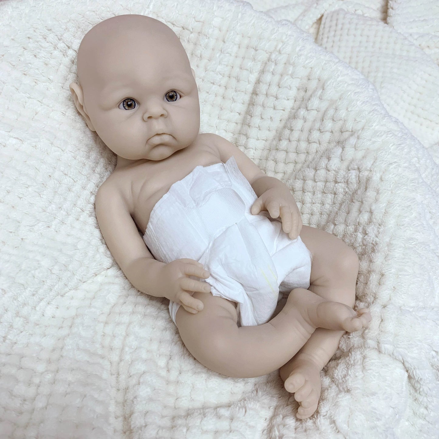 Lux Silicone Reborn Doll Open Mouth 18 Inch For Collectors - ToylandEU