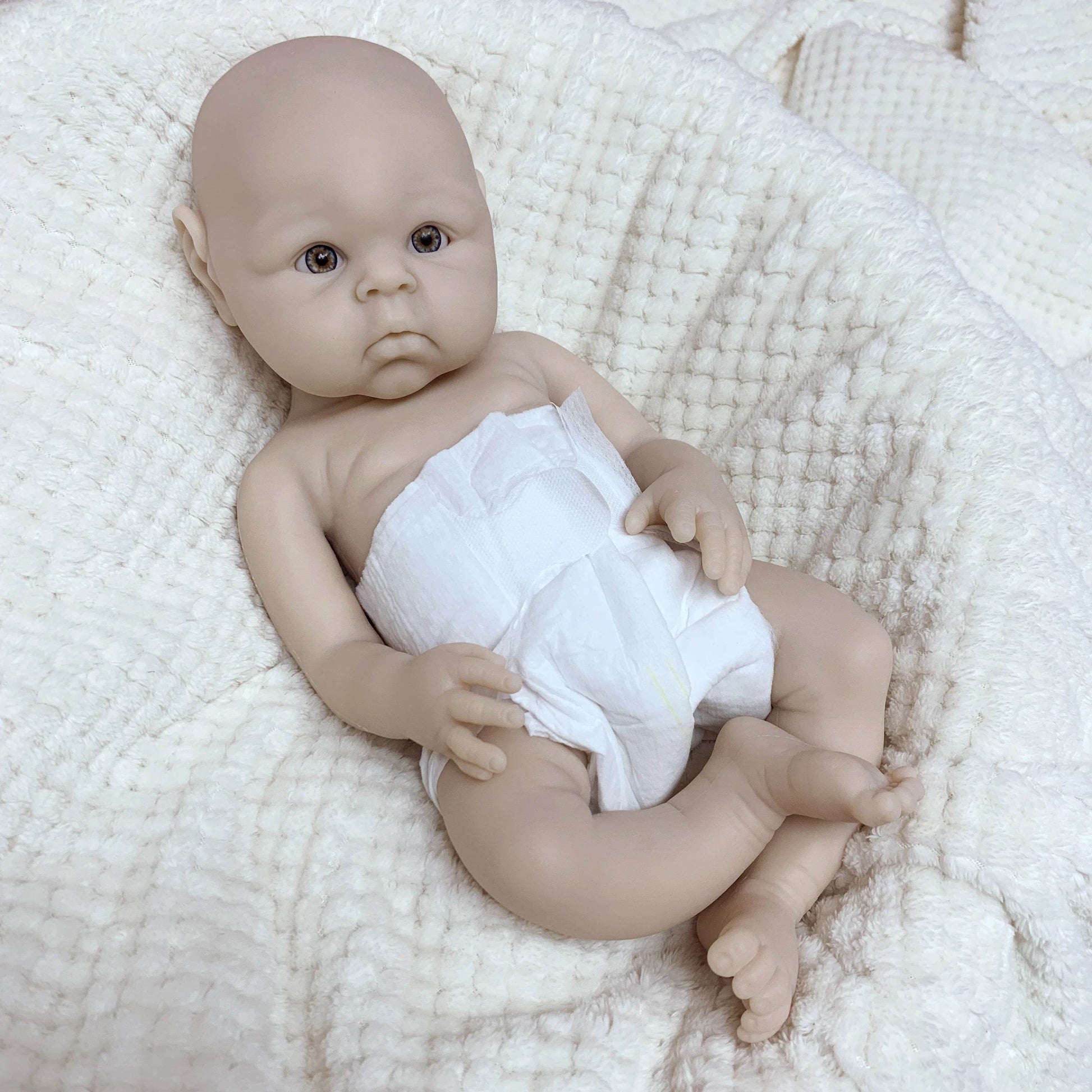 Lux Silicone Reborn Doll Open Mouth 18 Inch For Collectors - ToylandEU