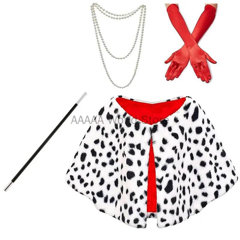 Luxe Costume Accessories Leopard Print Scarf Gloves Women - ToylandEU