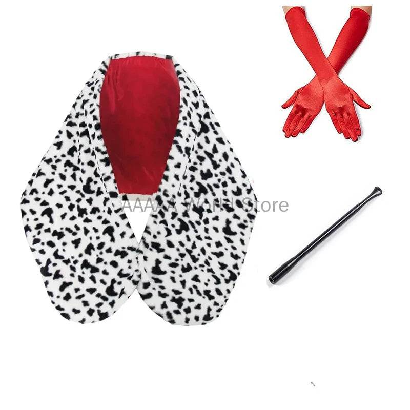 Luxe Costume Accessories Leopard Print Scarf Gloves Women - ToylandEU