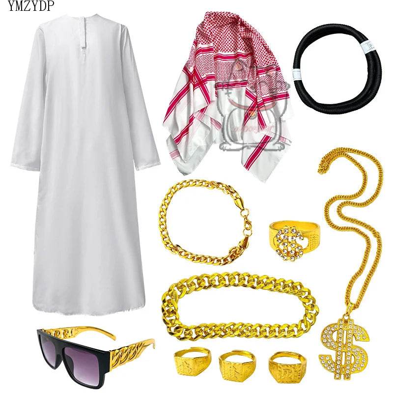 Luxurious Arabian Prince Costume Unisex For Adults - ToylandEU