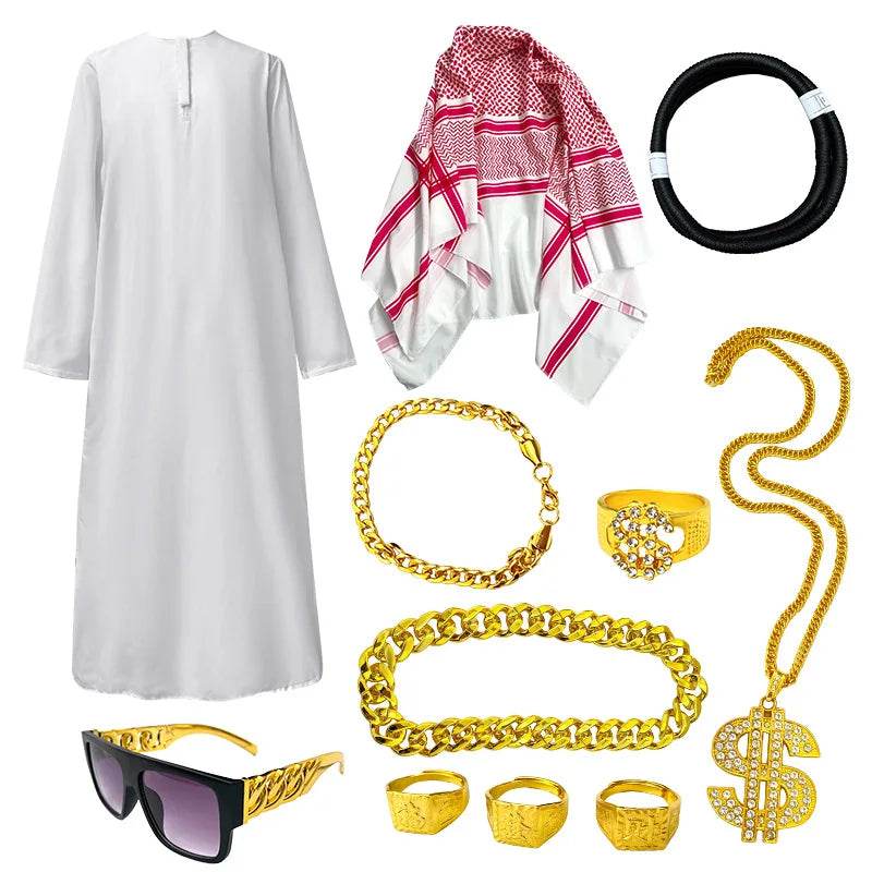 Luxurious Arabian Prince Costume Unisex For Adults - ToylandEU