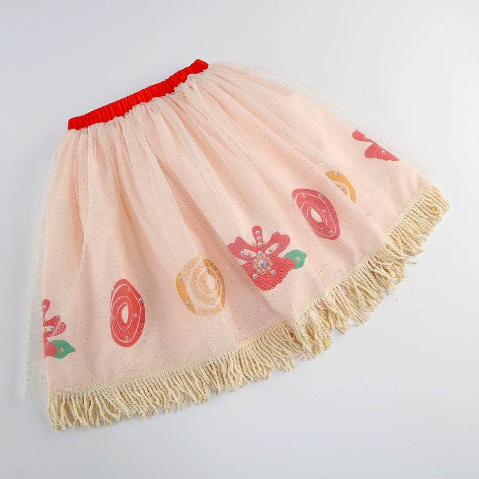 Luxurious Cosplay Dress Set Moana Theme Two Piece Top And Skirt For Girls Halloween Costume - ToylandEU