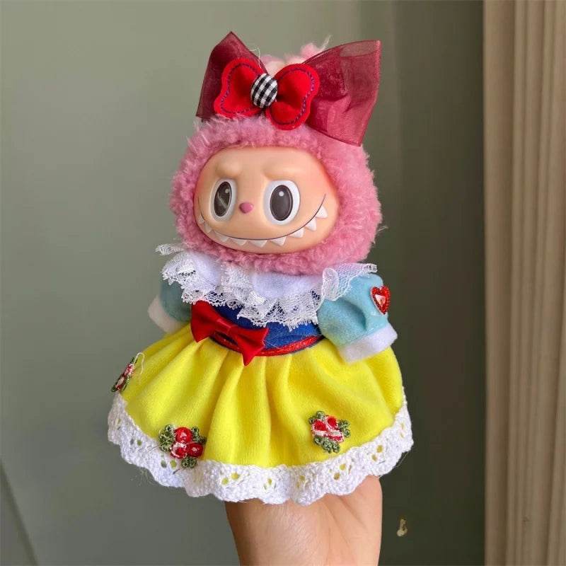 Luxurious Doll Clothes 17cm Labubu Outfit For Collectors - ToylandEU