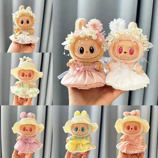 Luxurious Doll Clothes Wedding Dress Korea Style For Labubu - ToylandEU