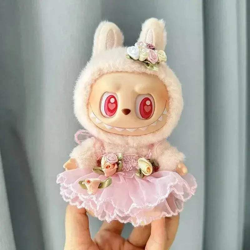 Luxurious Doll Clothes Wedding Dress Korea Style For Labubu - ToylandEU
