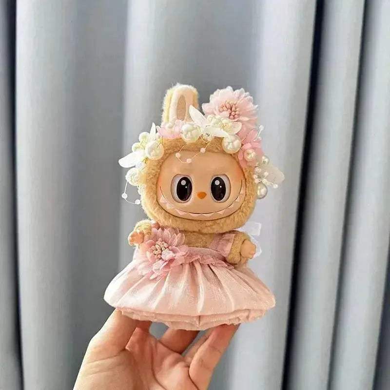 Luxurious Doll Clothes Wedding Dress Korea Style For Labubu - ToylandEU