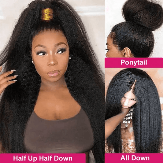  Luxurious Kinky Edges Lace Front Wig Toyland EU -  ToylandEU™