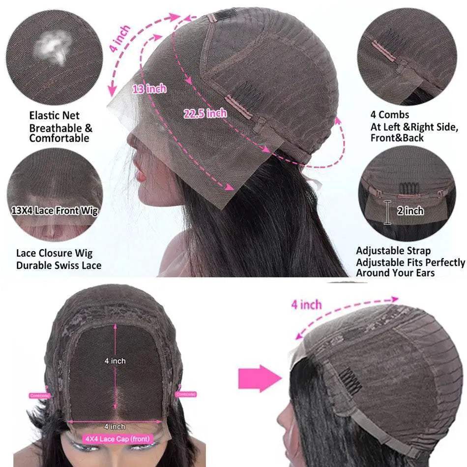  Luxurious Kinky Edges Lace Front Wig Toyland EU -  ToylandEU™