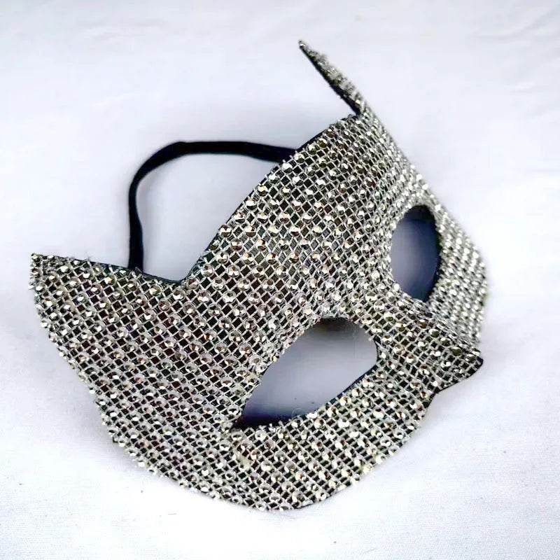 Luxurious Mask Diamond Studded Half Face For Halloween - ToylandEU