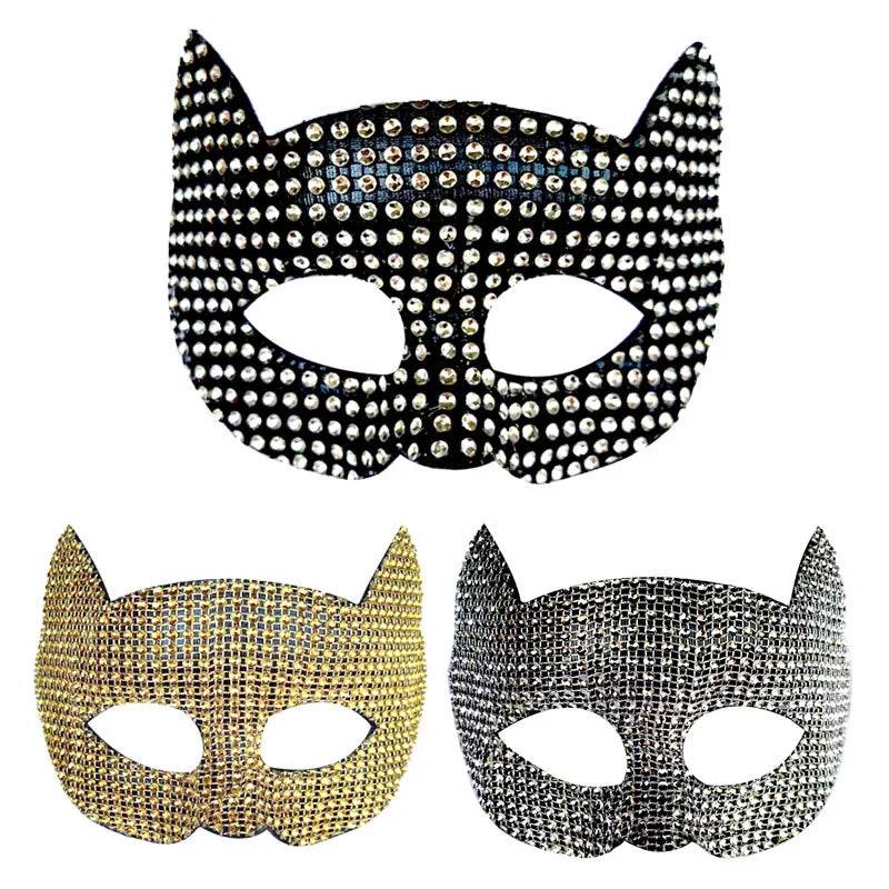 Luxurious Mask Diamond Studded Half Face For Halloween - ToylandEU