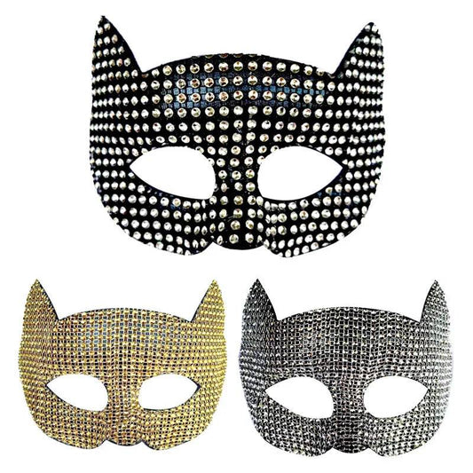 Luxurious Mask Diamond Studded Half Face For Halloween - ToylandEU