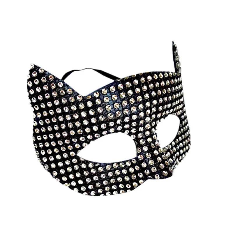 Luxurious Mask Diamond Studded Half Face For Halloween - ToylandEU