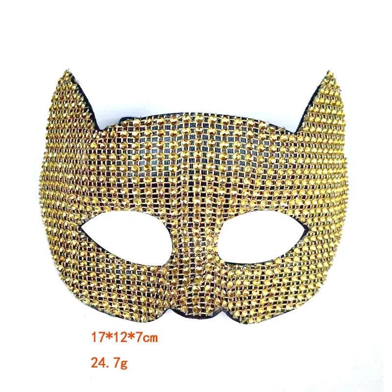 Luxurious Mask Diamond Studded Half Face For Halloween - ToylandEU