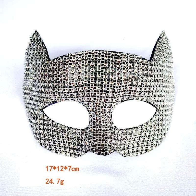 Luxurious Mask Diamond Studded Half Face For Halloween - ToylandEU