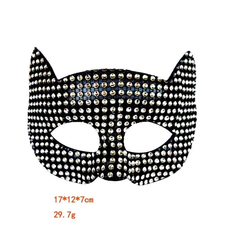 Luxurious Mask Diamond Studded Half Face For Halloween - ToylandEU