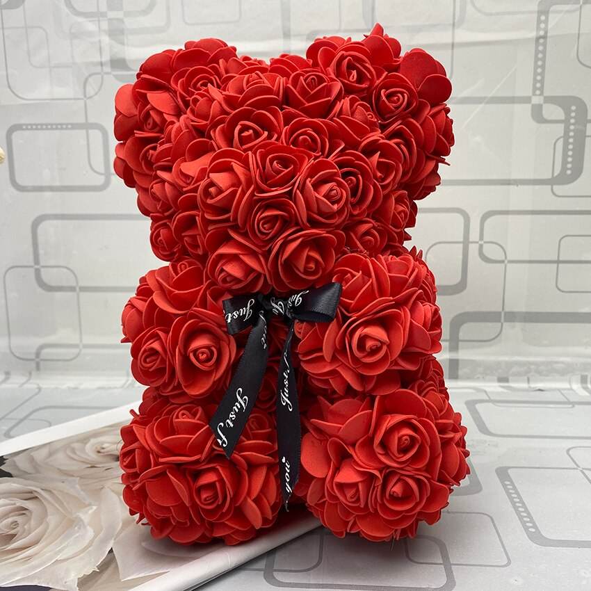 Luxurious Rose Bear in Box - Perfect Gift for Every Occasion - ToylandEU