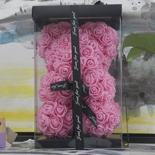 Luxurious Rose Bear in Box - Perfect Gift for Every Occasion - ToylandEU