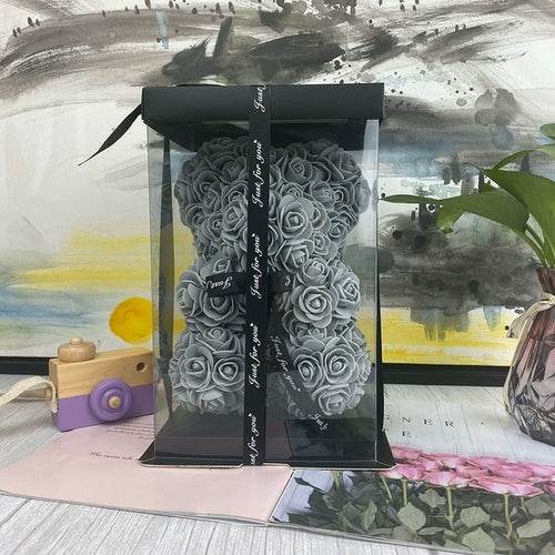 Luxurious Rose Bear in Box - Perfect Gift for Every Occasion - ToylandEU