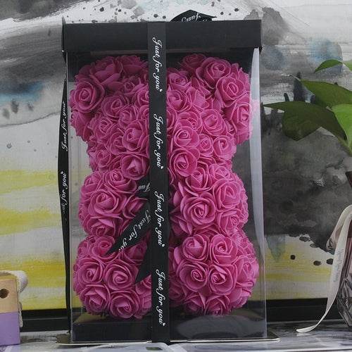 Luxurious Rose Bear in Box - Perfect Gift for Every Occasion - ToylandEU