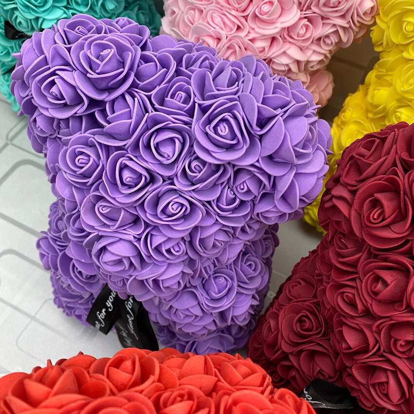 Luxurious Rose Bear in Box - Perfect Gift for Every Occasion - ToylandEU