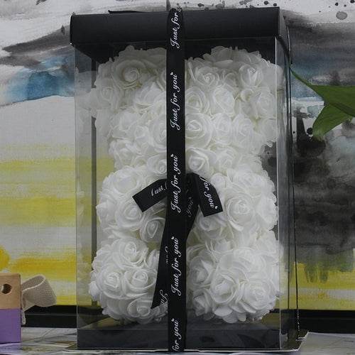 Luxurious Rose Bear in Box - Perfect Gift for Every Occasion - ToylandEU
