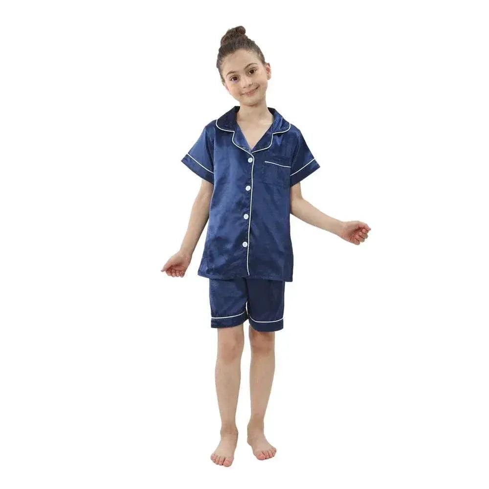  Luxurious Silk Satin Pajama Set 3 To 13 Toyland EU -  ToylandEU™