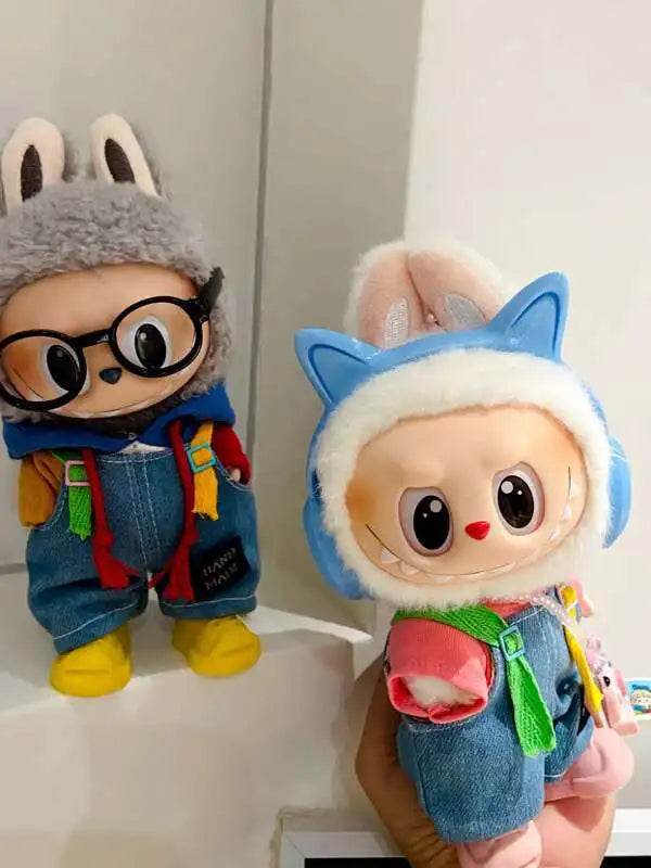 Luxury Mini Doll Overalls Set Labubu with Original Design for Fashion Enthusiasts and Collectors - ToylandEU