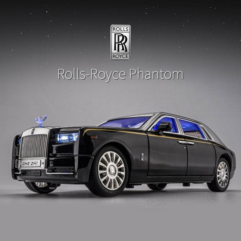 Luxury Rolls Royce Phantom 1:24 Scale Diecast Model Car Collectible - ToylandEU