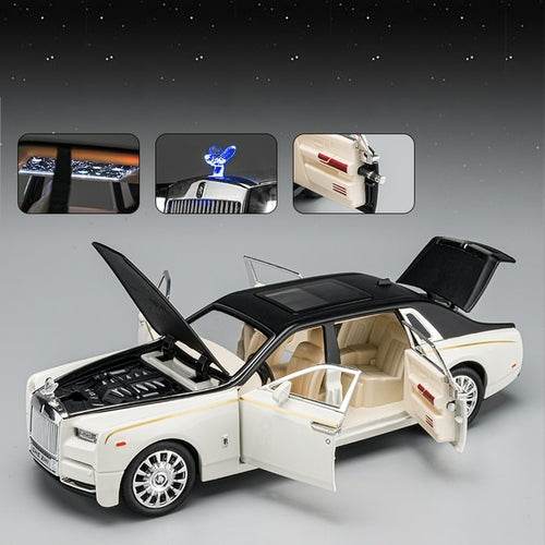 Luxury Rolls Royce Phantom 1:24 Scale Diecast Model Car Collectible - ToylandEU