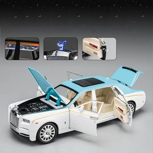Luxury Rolls Royce Phantom 1:24 Scale Diecast Model Car Collectible - ToylandEU