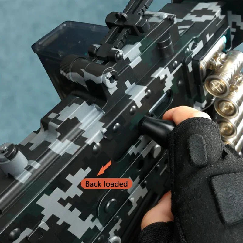 M1917 Heavy Machine Gun Toy Blaster With Large Drum Magazine - ToylandEU