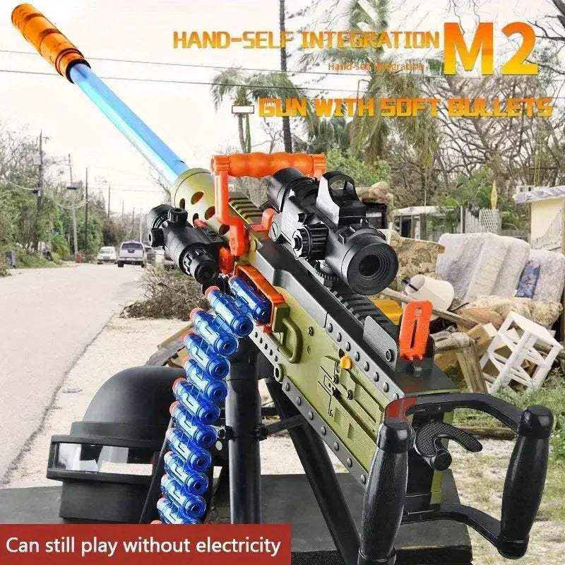 M2 Heavy Machine Gun Toy With Manual And Electric Function - ToylandEU